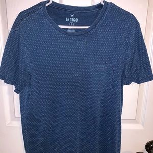 American Eagle Indigo Wash Tee